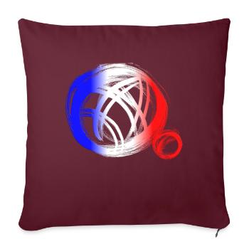 Boule - Sofakissenbezug 45 x 45 cm - Burgunderrot - Vorne