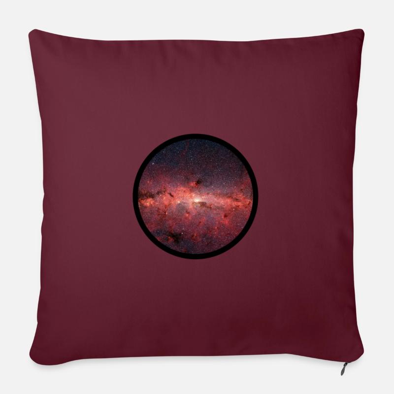 Milky Way - Sofakissenbezug 45 x 45 cm - Burgunderrot