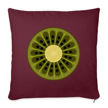 KIWI - Sofakissenbezug 45 x 45 cm - Burgunderrot - Vorne