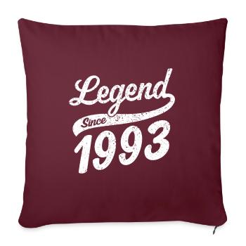 Legend since 1993 vintage 1993 - Sofakissenbezug 45 x 45 cm - Burgunderrot - Vorne