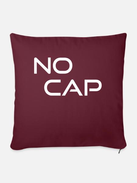 No Cap - Sofakissenbezug 45 x 45 cm - Burgunderrot