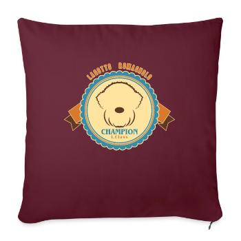 Wappen3 3 - Sofakissenbezug 45 x 45 cm - Burgunderrot - Vorne