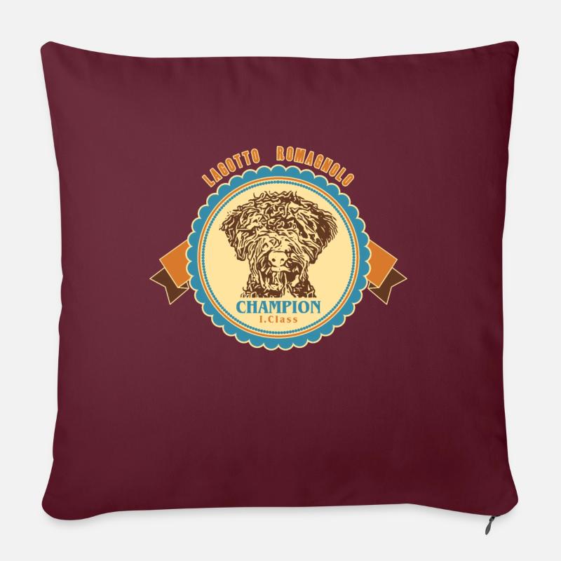 Wappen3 1 - Sofakissenbezug 45 x 45 cm - Burgunderrot