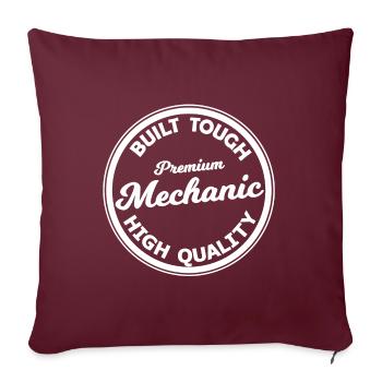 Meilleur mécanicien - Housse de coussin décorative 45 x 45 cm - bordeaux - Devant