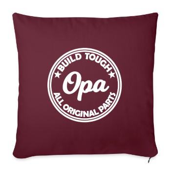 Bester Opa - Sofakissenbezug 45 x 45 cm - Burgunderrot - Vorne