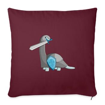 Paladino - Housse de coussin décorative 45 x 45 cm - bordeaux - Devant