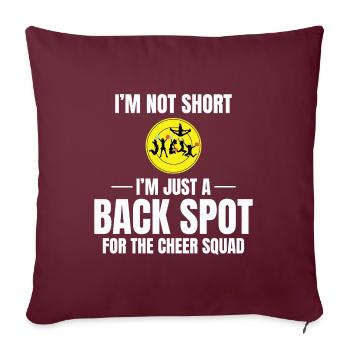 Pom-pom girl Cheerleading Girl Cheering Cheer Squad - Housse de coussin décorative 45 x 45 cm - bordeaux - Devant