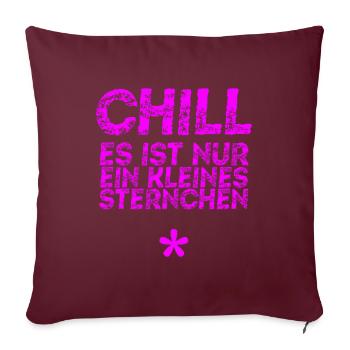 Gendering Pro Gendering Gift Idea Feminism Queer - Sofa pillowcase 17,3'' x 17,3'' (45 x 45 cm) - burgundy - Front