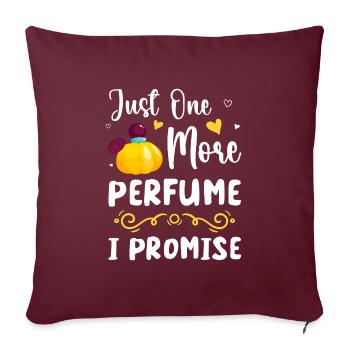 Parfum Fragrance Fragrance Spray Collector - Housse de coussin décorative 45 x 45 cm - bordeaux - Devant