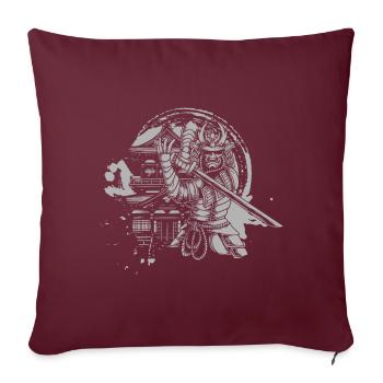 Asien Drache Mythologie - Sofakissenbezug 45 x 45 cm - Burgunderrot - Vorne
