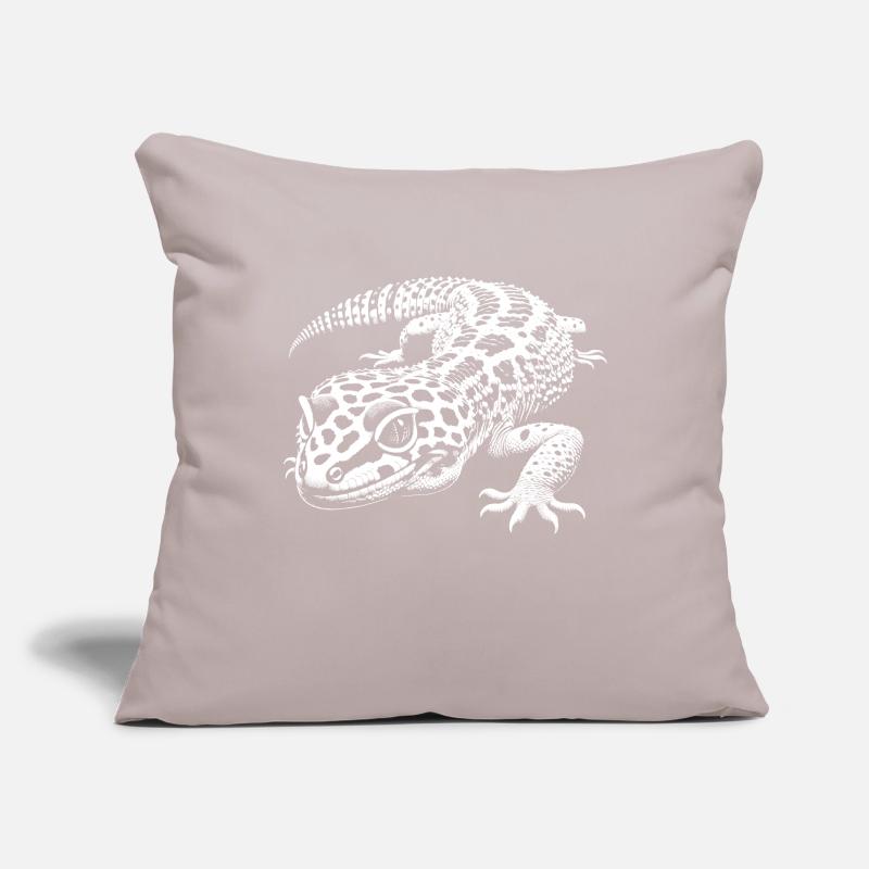Leopard gecko Sofa pillowcase 17,3'' x 17,3'' (45 x 45 cm)
