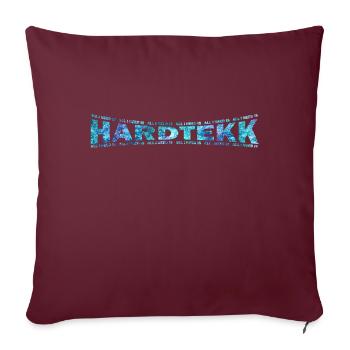 LOVE TECHNO GESCHENK goa pbm HARDTEKK dream - Sofakissenbezug 45 x 45 cm - Burgunderrot - Vorne