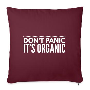 Vegan Vegan Vegan Vegan Gift 8 - Housse de coussin décorative 45 x 45 cm - bordeaux - Devant