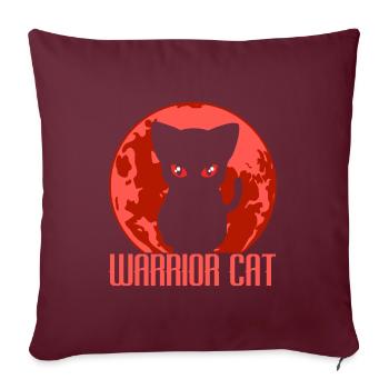Karaté Arts Martiaux Escrimeur Guerrier Ninja - Housse de coussin décorative 45 x 45 cm - bordeaux - Devant
