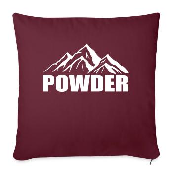 Snowboard Snowboarder - Sofakissenbezug 45 x 45 cm - Burgunderrot - Vorne
