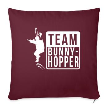 Hopper Gamer Streamer Warzone Gamepad Gamecker Jeu - Housse de coussin décorative 45 x 45 cm - bordeaux - Devant