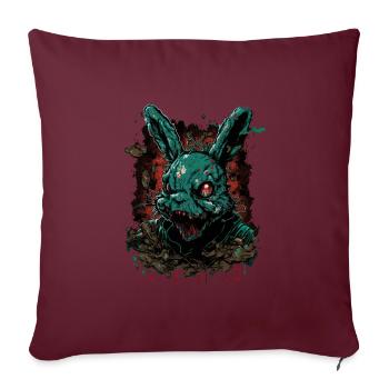happy creepy easter - Sofakissenbezug 45 x 45 cm - Burgunderrot - Vorne