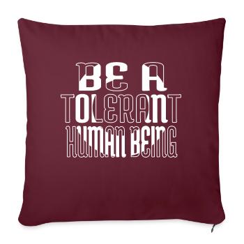 avortement faible interdictions de notre quand il y a féminin - Housse de coussin décorative 45 x 45 cm - bordeaux - Devant