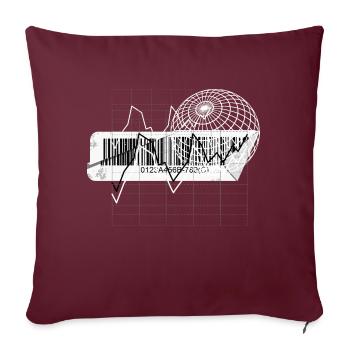 World Trade Buy Sell Gift - Housse de coussin décorative 45 x 45 cm - bordeaux - Devant