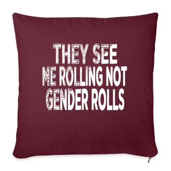 Abortion is healthcare gift liberal activists - Sofa pillowcase 17,3'' x 17,3'' (45 x 45 cm) - burgundy - Front