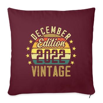 Légendes Sont Nés En Décembre 2022 - Édition 2022 - Housse de coussin décorative 45 x 45 cm - bordeaux - Devant