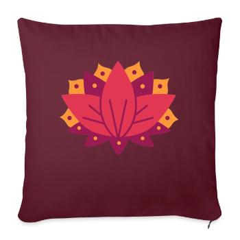 Diwali Indian Festival Laternenfest - Sofakissenbezug 45 x 45 cm - Burgunderrot - Vorne