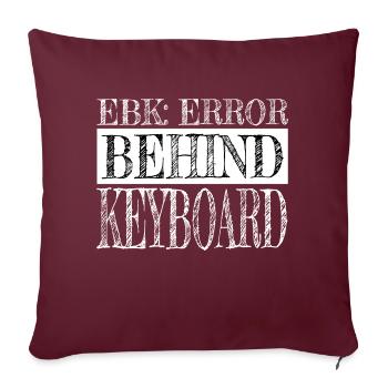 Analyste Hacker Anonyme Present Idea - Housse de coussin décorative 45 x 45 cm - bordeaux - Devant
