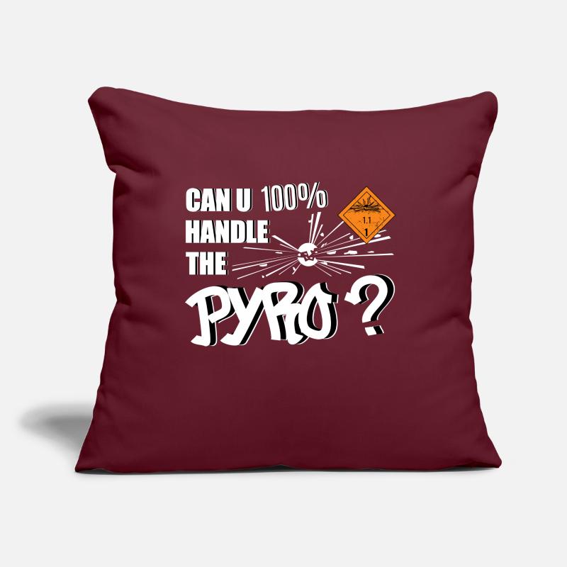 Pyro Fireworks Housse de coussin décorative 45 x 45 cm