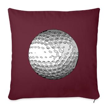 golfball - Sofakissenbezug 45 x 45 cm - Burgunderrot - Vorne