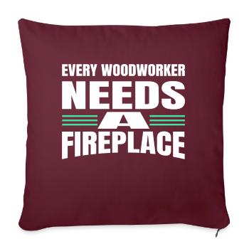Union Carpenter T-shirts Blogueur John Carpenter - Housse de coussin décorative 45 x 45 cm - bordeaux - Devant