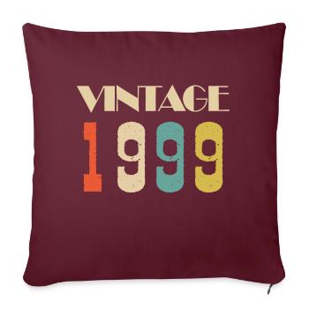 1948 Vintage Édition limitée Cadeau - Housse de coussin décorative 45 x 45 cm - bordeaux - Devant