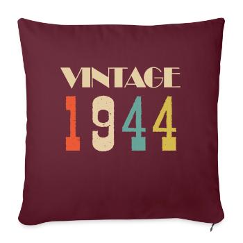 2003 Vintage Édition limitée Cadeau - Housse de coussin décorative 45 x 45 cm - bordeaux - Devant