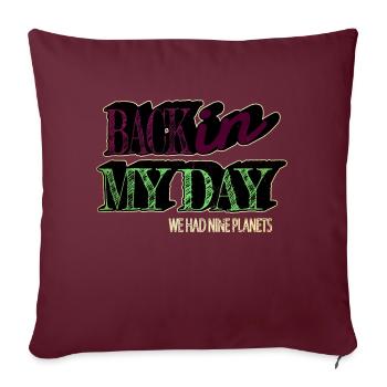 geek sayings believe night sky astronomy lovers - Sofakissenbezug 45 x 45 cm - Burgunderrot - Vorne