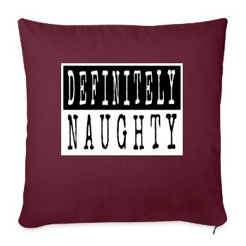 Geek Dinosaur Fan Bodybuilding Fairy Tail Animal - Sofa pillowcase 17,3'' x 17,3'' (45 x 45 cm) - burgundy - Front
