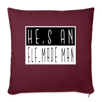 Baby Funny Gym Bedroom Beards Dinosaur Moon - Sofa pillowcase 17,3'' x 17,3'' (45 x 45 cm) - burgundy - Front