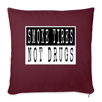 Idée cadeau d’anniversaire Paroles amusantes - Housse de coussin décorative 45 x 45 cm - bordeaux - Devant