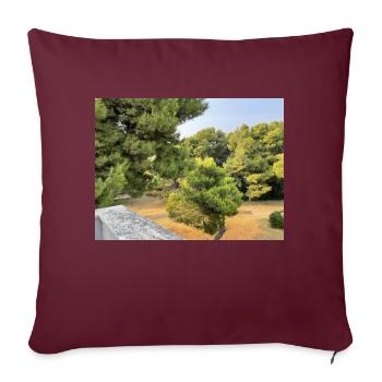 IMG 9514 - Housse de coussin décorative 45 x 45 cm - bordeaux - Devant