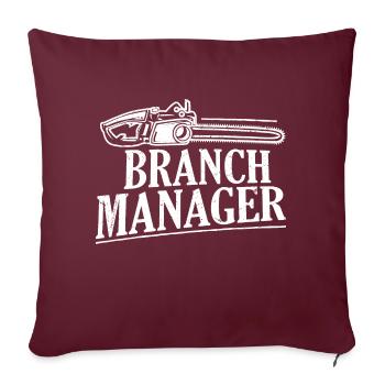 Branch Manager Logging Lumberjack Logger - Sofakissenbezug 45 x 45 cm - Burgunderrot - Vorne