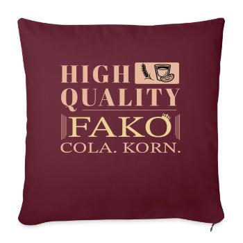 Born For Korn Spruch Landwirt Biertrinker Fako - Sofakissenbezug 45 x 45 cm - Burgunderrot - Vorne