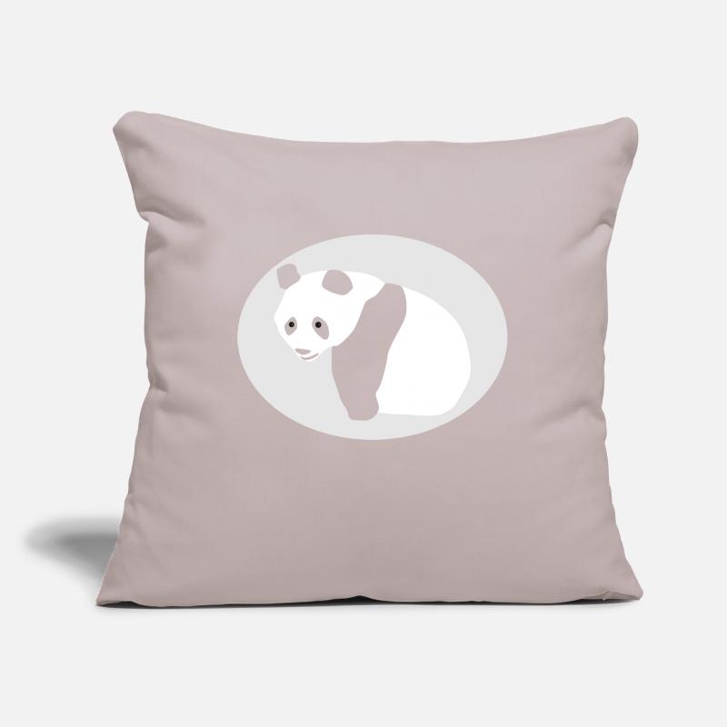 panda géant Housse de coussin décorative 45 x 45 cm