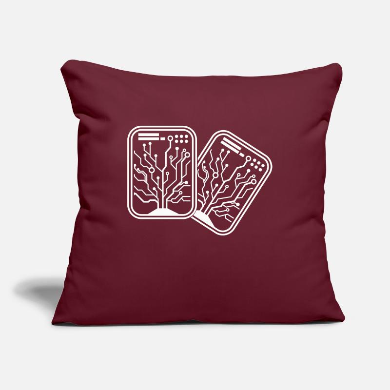 Micro-puce 2 Housse de coussin décorative 45 x 45 cm