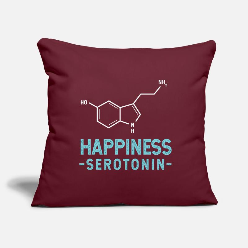 Chemistry Science Physics Laboratory Structural Formula Sofa pillowcase 17,3'' x 17,3'' (45 x 45 cm)