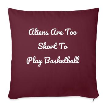 3point memes aba basketball america sports - Sofa pillowcase 17,3'' x 17,3'' (45 x 45 cm) - burgundy - Front
