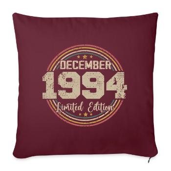 Les Légendes Sont Nées En Décembre 1994 - 1994 - Housse de coussin décorative 45 x 45 cm - bordeaux - Devant