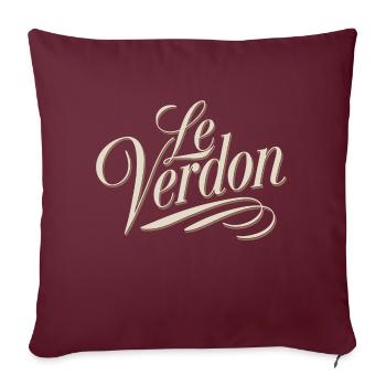 Le Verdon - Housse de coussin décorative 45 x 45 cm - bordeaux - Devant