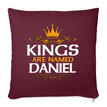 Daniel - Sofakissenbezug 45 x 45 cm - Burgunderrot - Vorne