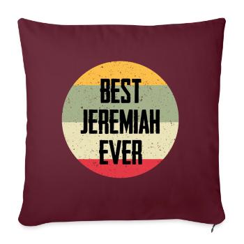 Le meilleur Jérémie de tous les temps - Housse de coussin décorative 45 x 45 cm - bordeaux - Devant