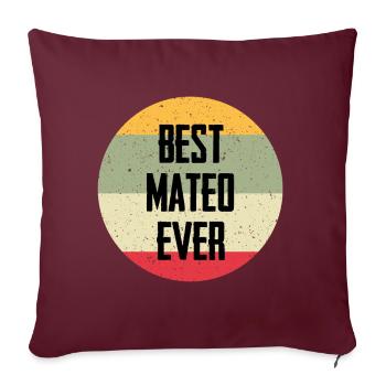 Best Mateo Ever - Sofakissenbezug 45 x 45 cm - Burgunderrot - Vorne