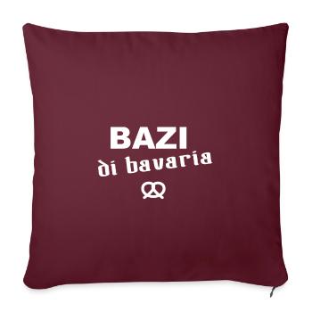 BAZI DI BAVARIA BREZEN MÜNCHEN BAYERN - Sofakissenbezug 45 x 45 cm - Burgunderrot - Vorne