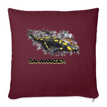 salamander - Sofakissenbezug 45 x 45 cm - Burgunderrot - Vorne